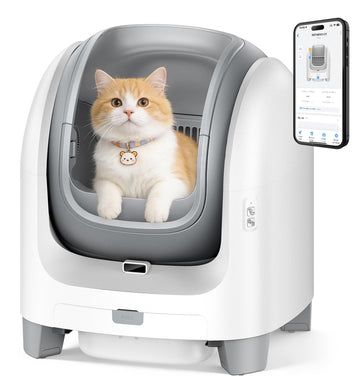 Extra Large Series-Self Cleaning Litter Box for Large Cats